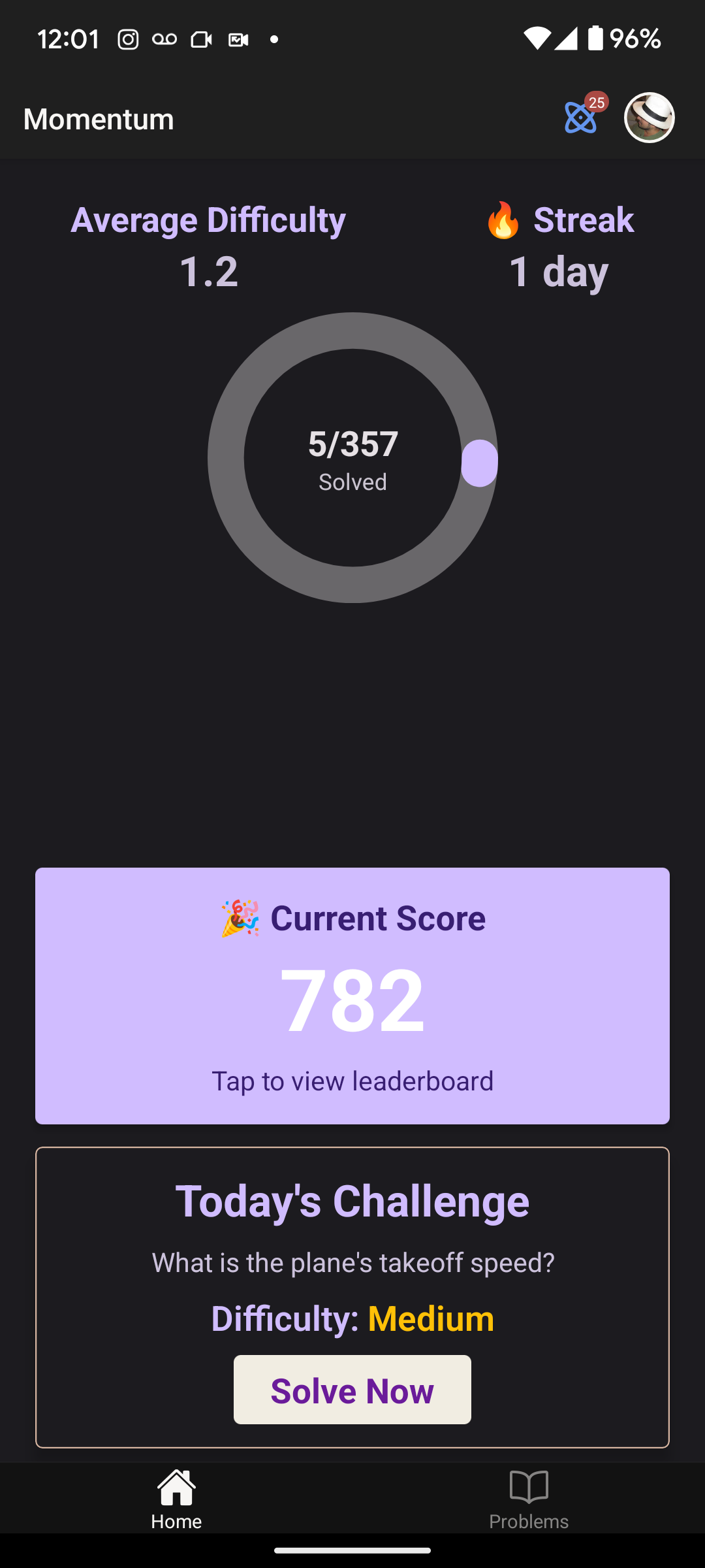 Momentum Screenshot 2